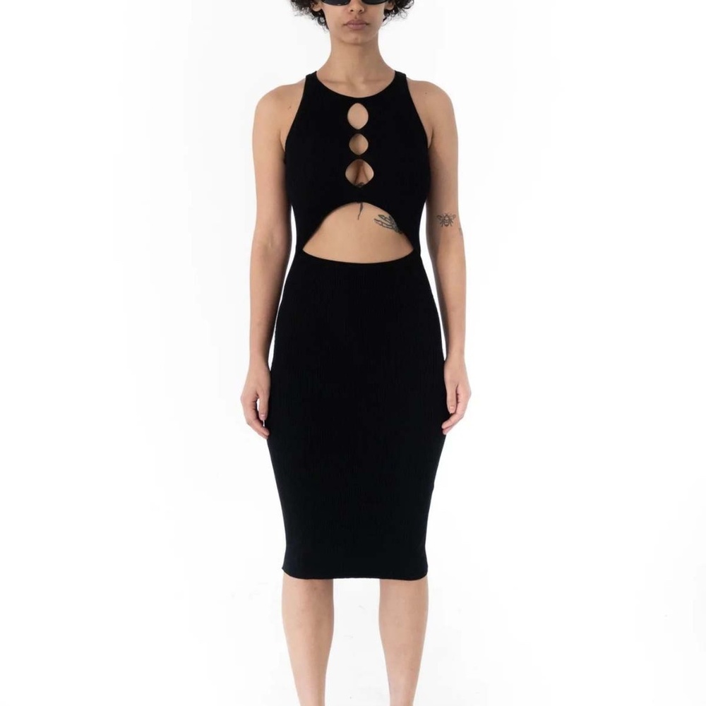 find me now Tempo Knit Dress Black Size S